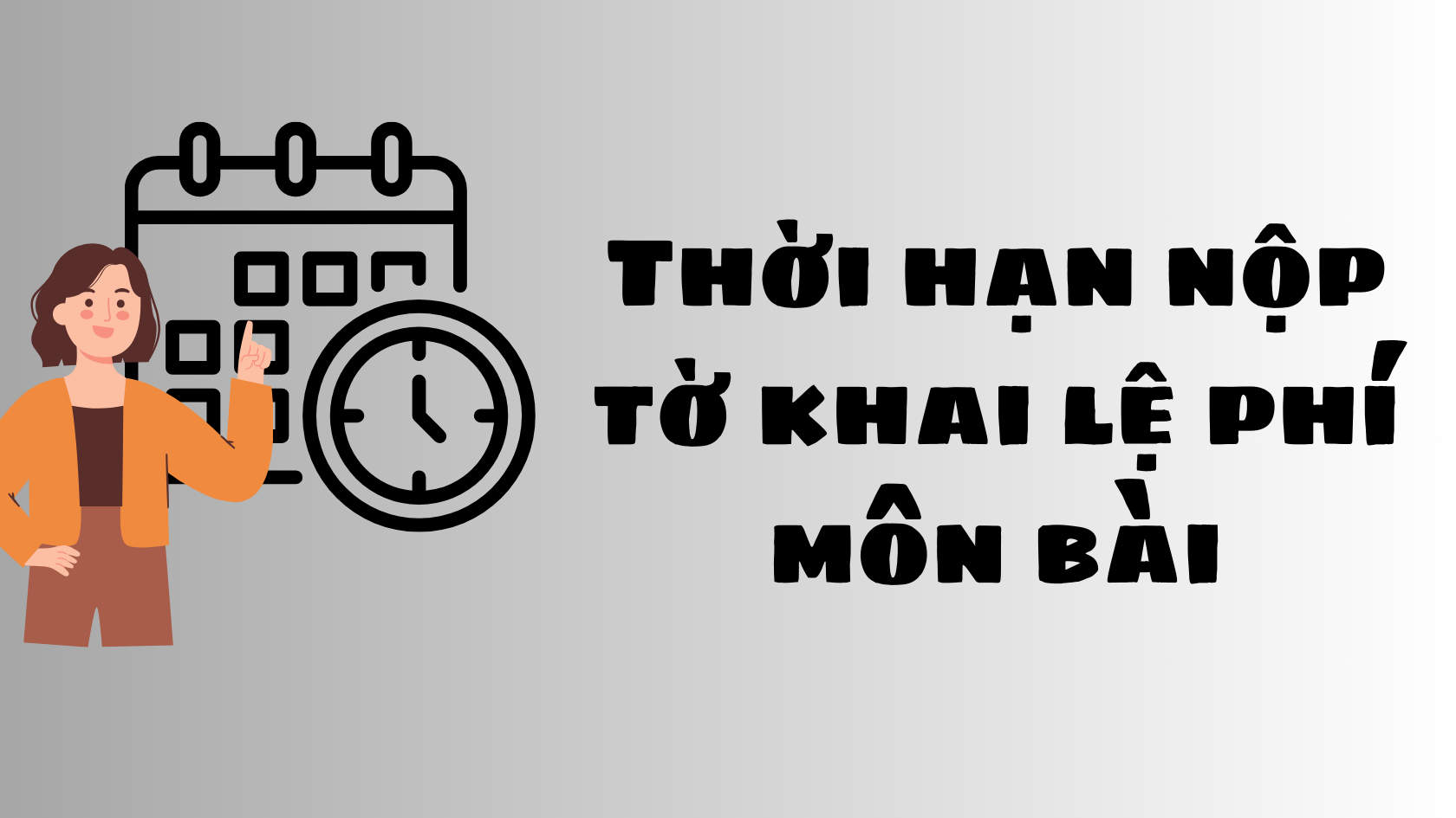 Thời hạn để nộp tờ khai lệ phí môn bài